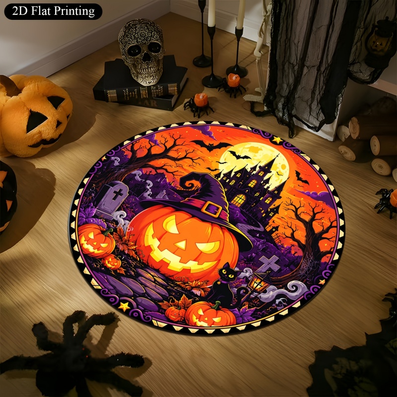 Commercial Printing House - Witch Hat Pumpkin Haunted House Halloween
