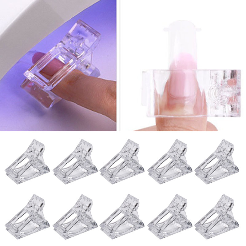 Exposure Unit Uv - 5/10pcs Transparent Acrylic Nail Clips for