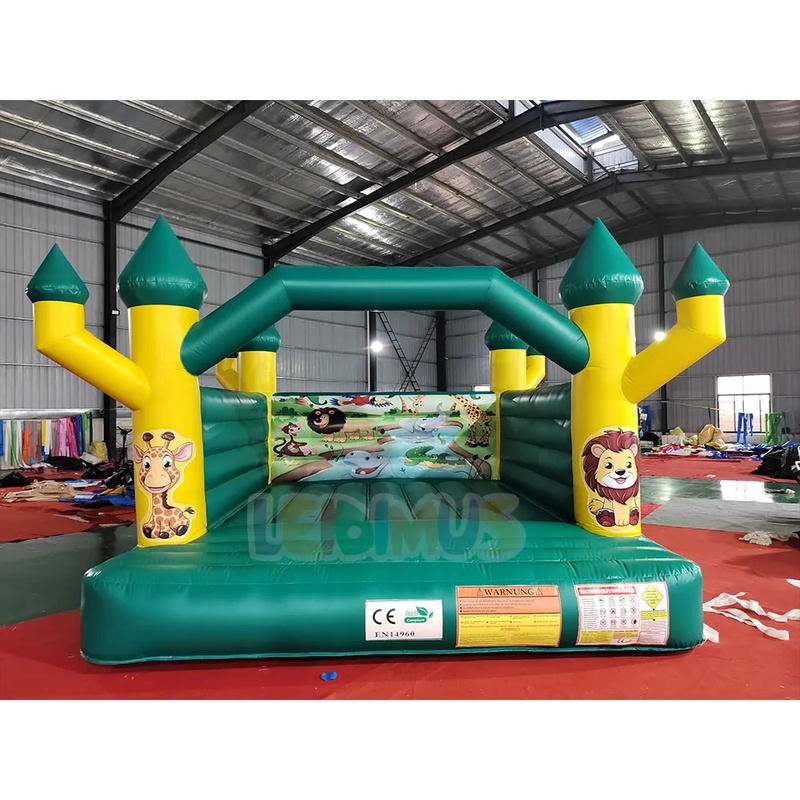 Commercial Printing House - Inflatable Jungle Bounce House with Animal