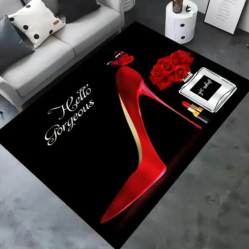Red High Heel Print Area Rug,  - đánh giá và giá Commercial Printing Supplies Usa