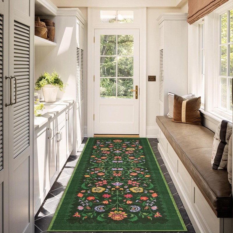 Retro Runner Rug Nordic Style  - đánh giá và giá Printing On Commercial