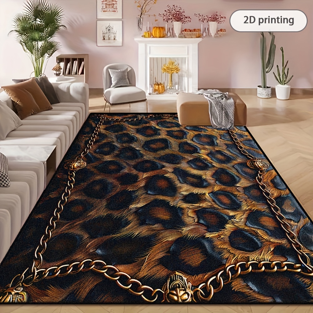 Leopard Printed Rug, Stylish B - đánh giá và giá Commercial Printing And Design