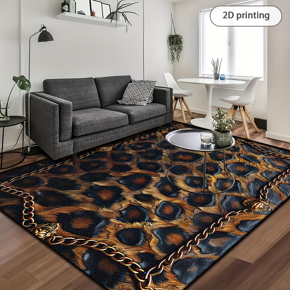 Leopard Printed Rug, Stylish B - đánh giá và giá Commercial Printing And Design