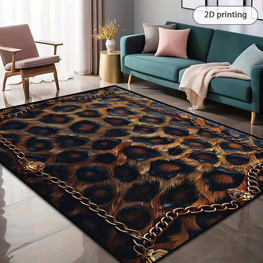 Leopard Printed Rug, Stylish B - đánh giá và giá Commercial Printing And Design