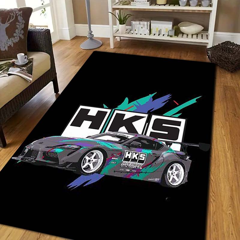 3D Racing H-HKS Print Area Rug - đánh giá và giá Commercial Printing Format