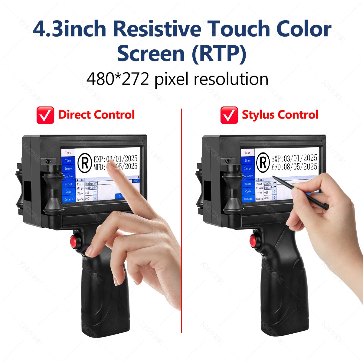 12.7mm Portable Inkjet Printer - đánh giá và giá Commercial Printing Dpi