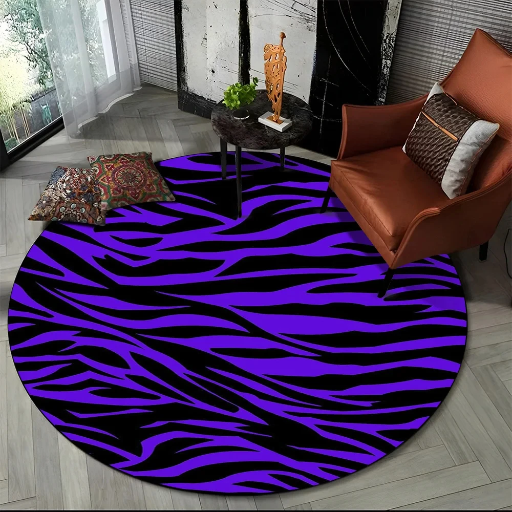 Pink Zebra Stripe Print Round  - đánh giá và giá Commercial Printing Format