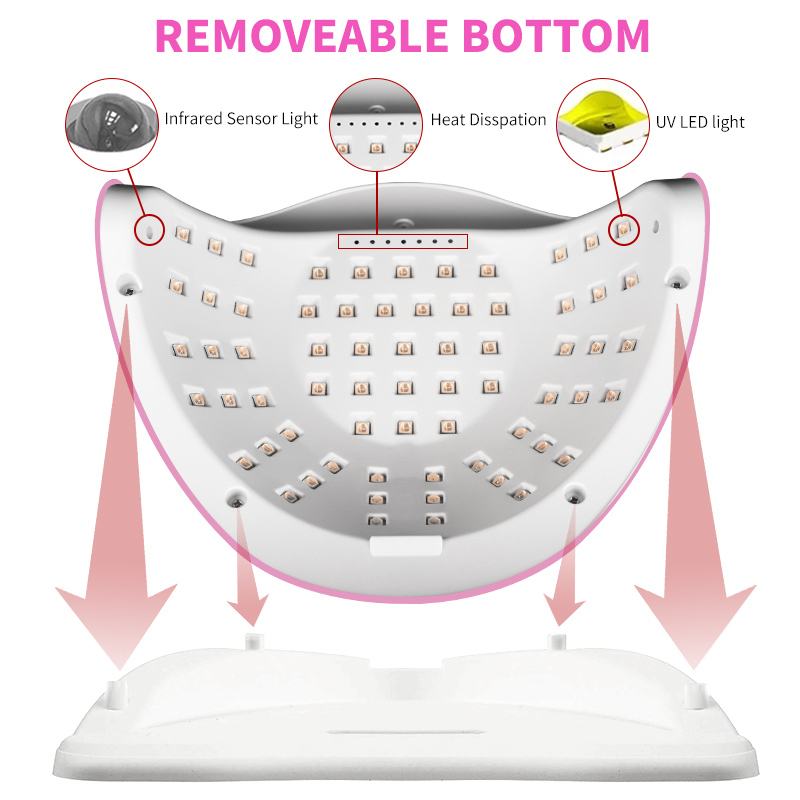 Professional Nail Lamp 66Leds  - đánh giá và giá Exposure Unit Uv