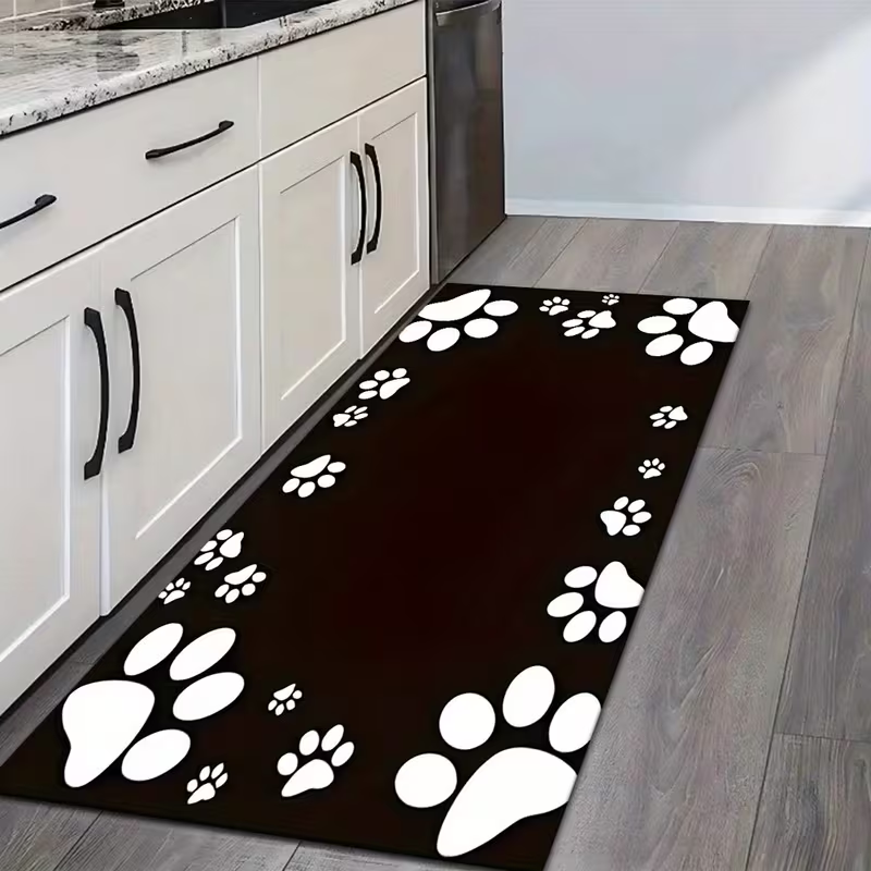 Cute Paw Print Runner Rug Soft - đánh giá và giá Commercial Printing And Design