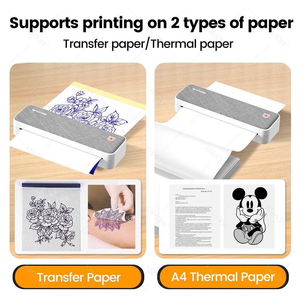 Peripage A4 Portable Printer T - đánh giá và giá Commercial Book Printing Machines
