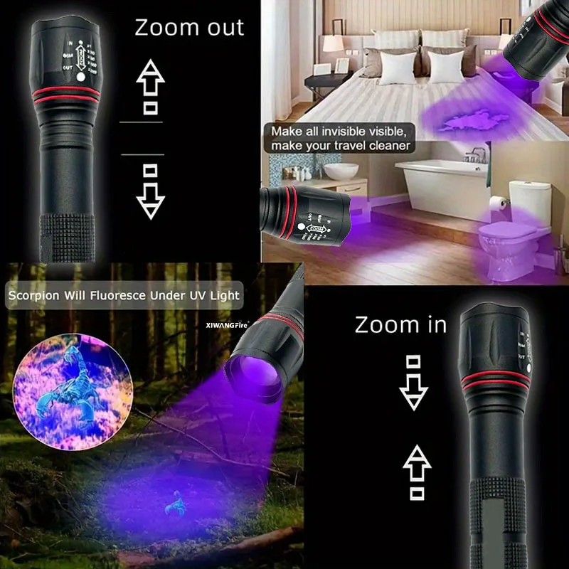 395nm UV Flashlight Zoomable R - đánh giá và giá Exposure Unit Uv