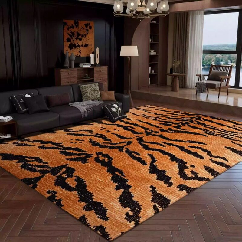 Retro Leopard Print Living Roo - đánh giá và giá Printing On Commercial