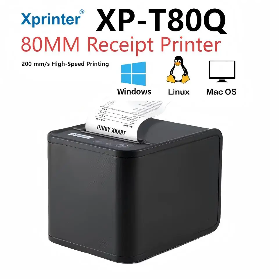 XP-T80 Restaurant Thermal Rece - đánh giá và giá Commercial Printing Dpi