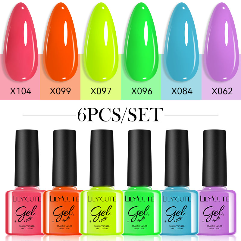 LILYCUTE 6 Chiếc Móng Gel Bộ M - đánh giá và giá Exposure Unit Uv