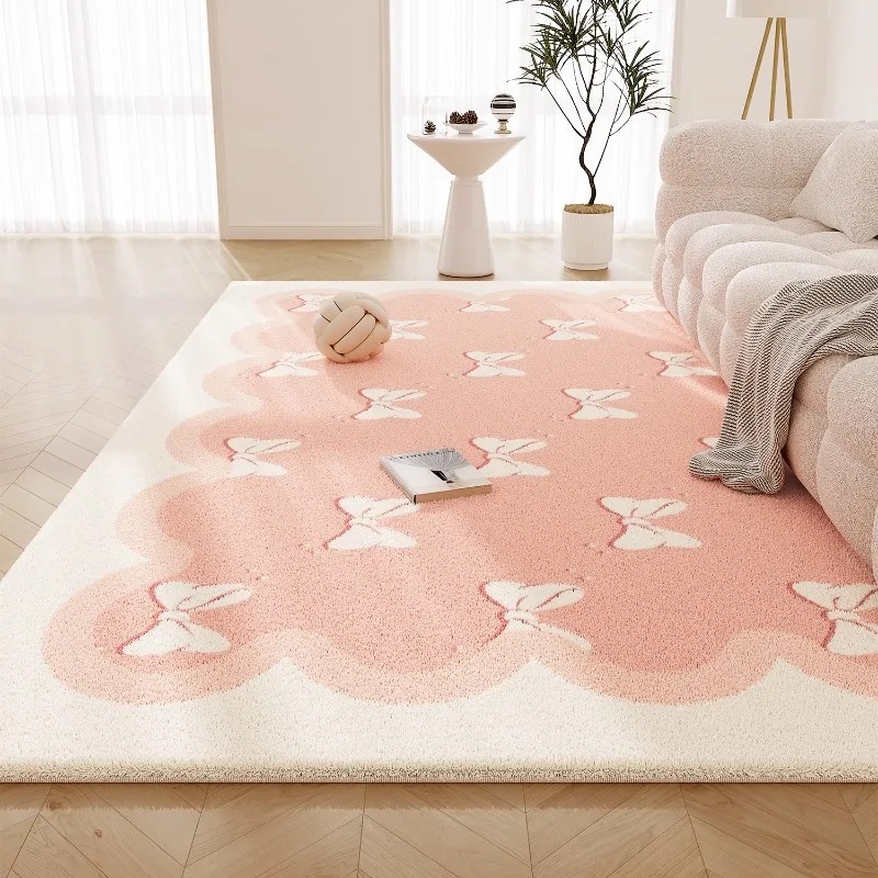 Sweet Pink Living Room Carpet  - đánh giá và giá Printing On Commercial