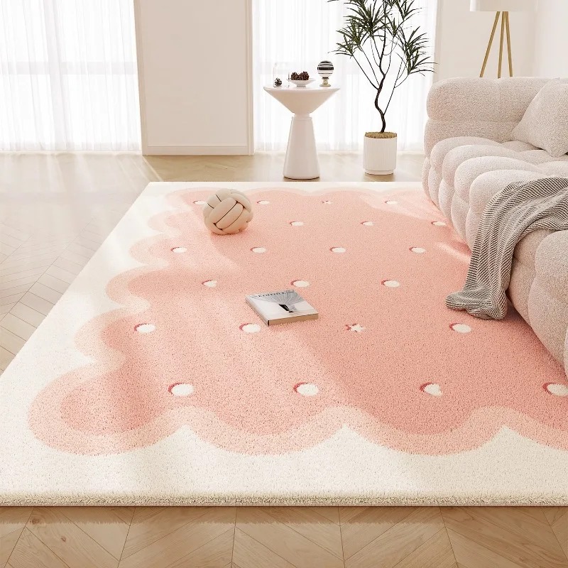 Sweet Pink Living Room Carpet  - đánh giá và giá Printing On Commercial