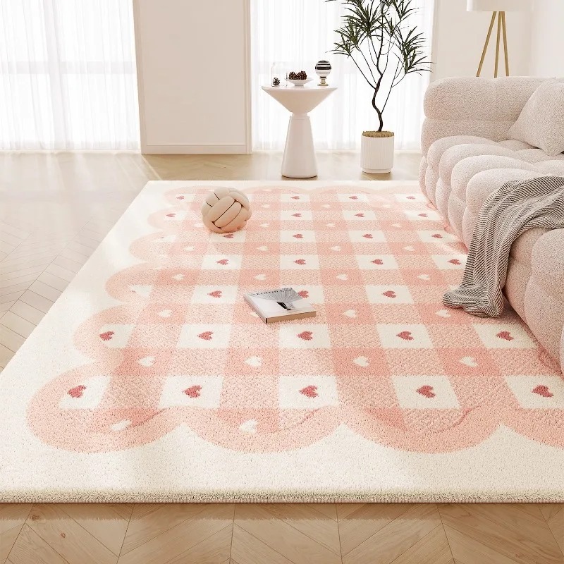 Sweet Pink Living Room Carpet  - đánh giá và giá Printing On Commercial